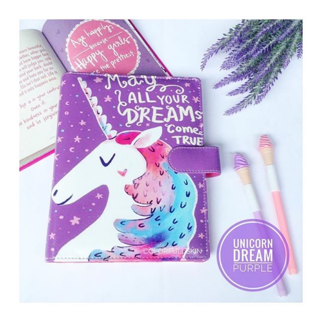 

Binder unicorn dream purple binder