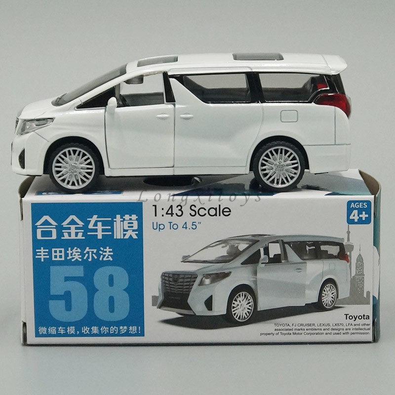toyota alphard toy car