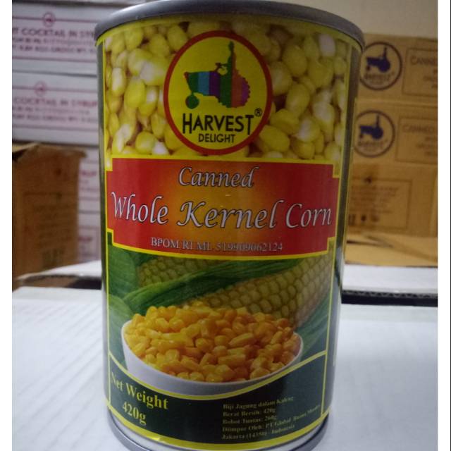 

Canned whole kernel corn/ biji jagung dalam kaleng @1ctn