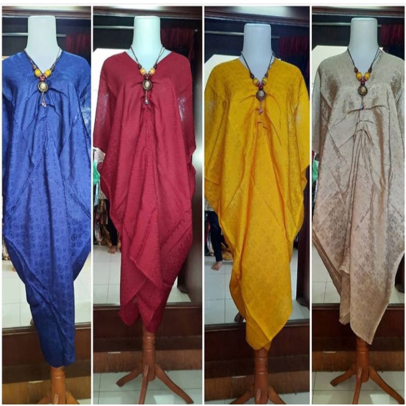 Kaftan Batwing Kerutan Viscose