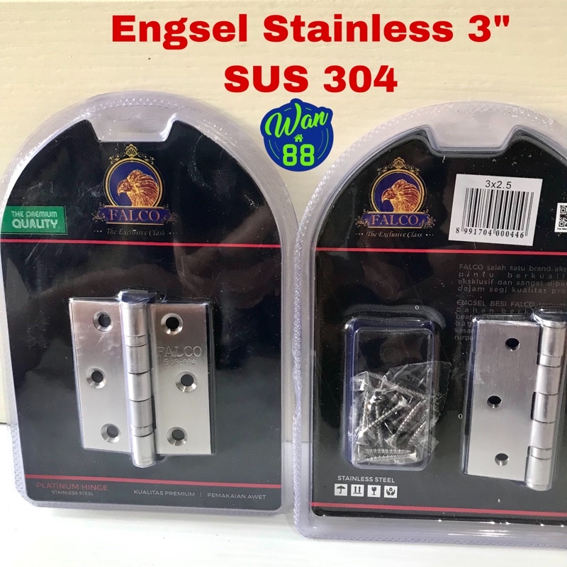 Jual Engsel Pintu Jendela Falco Inch Stainless Sus Harga Per Pasang Pcs Indonesia