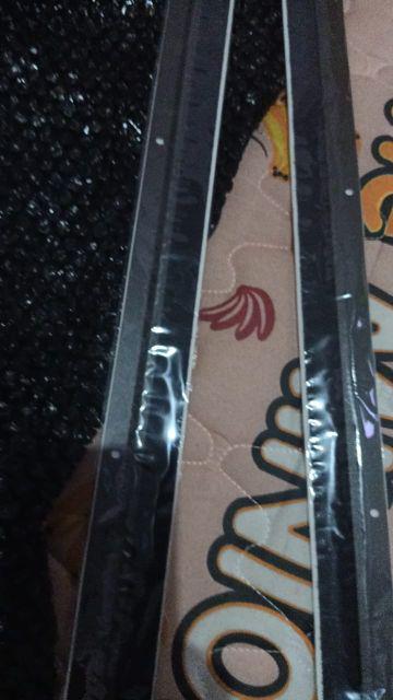 Alumunium + Double Tape Door Brush Bottom Seal / Lis Bulu Penutup Celah Lubang Bawah Pintu