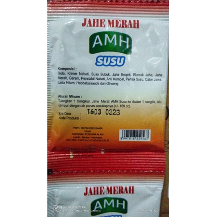 

Susu Jahe AMH Jahe Merah Menghangatkan badan stamina