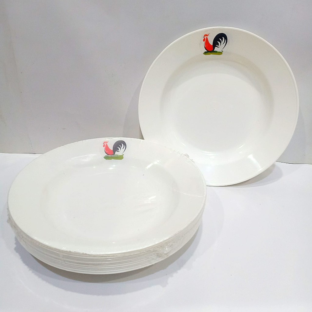 PIRING PLASTIK PUTIH