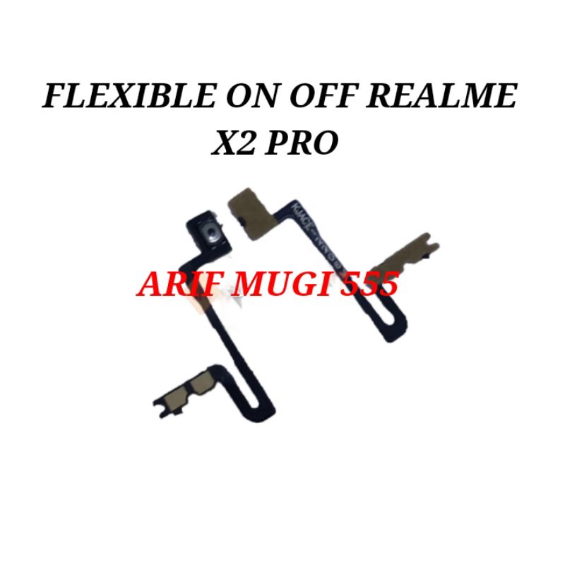 Flexible Flexible Tombol on off Realme X2 Pro Original