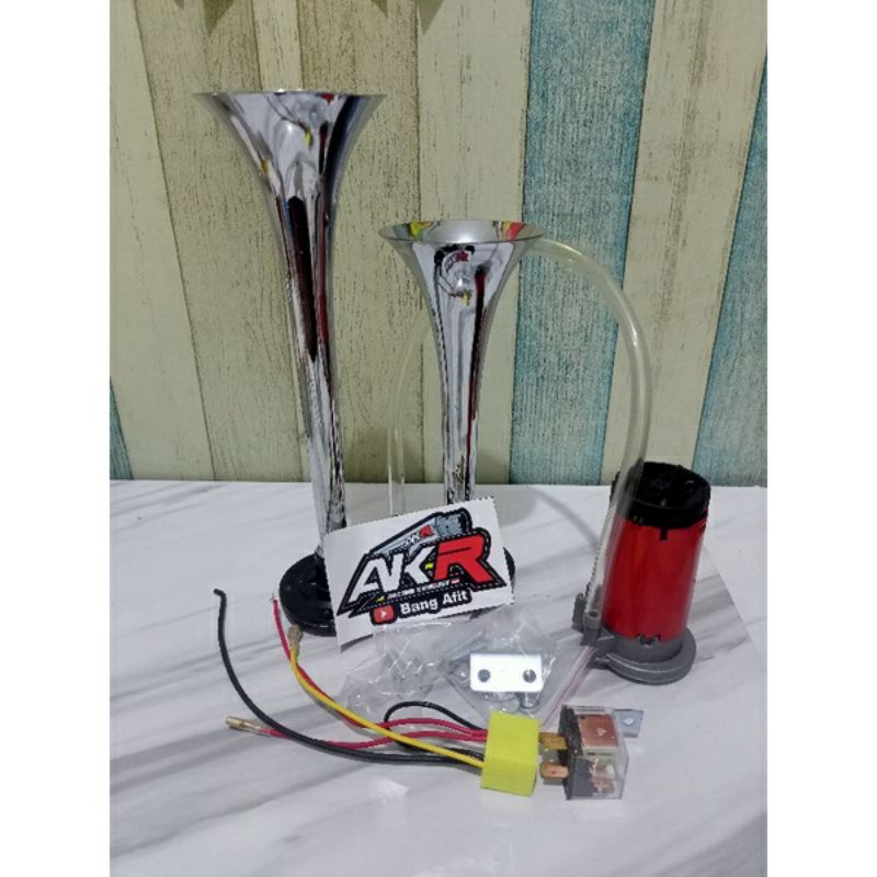KLAKSON ANGIN 12V 24V MOTOR MOBIL MASUK ALA HINO RK