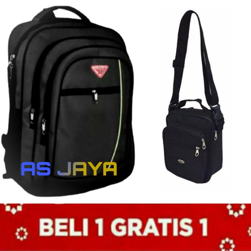 BIRTHDAY SALE BEST SELLER!! RANSEL PRIA POLO DIMANNE PARASUT 52333 LoKAL  Backpack Pria Wanita Kuat