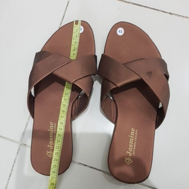 37-43 BIG SIZE DAHLIA besar Sandal selop Jasmine JUMBO (G515)