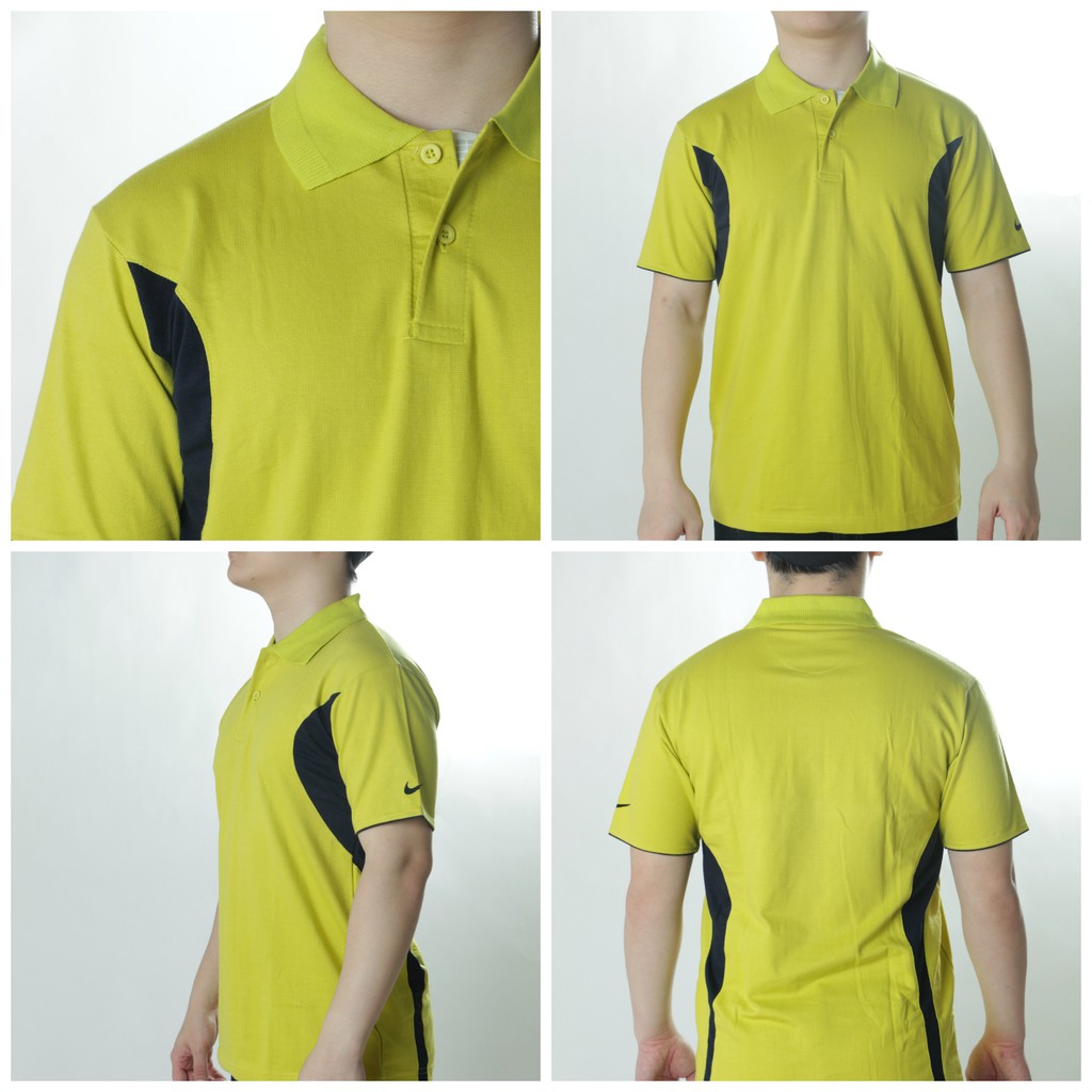 NIKE Golf Polo shirt Armando Hijau Pupus navy katun 100%