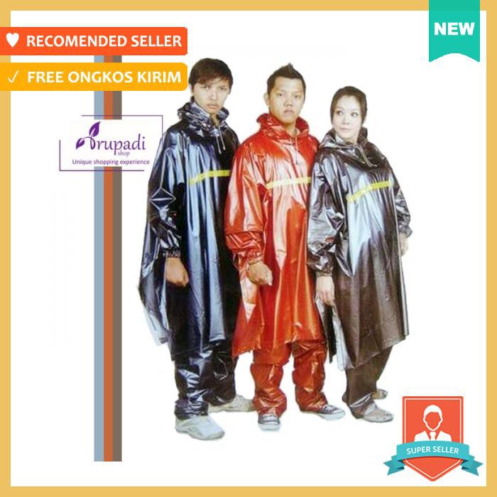 Jas Hujan Tiger Head / Jas Hujan Ponco Biru