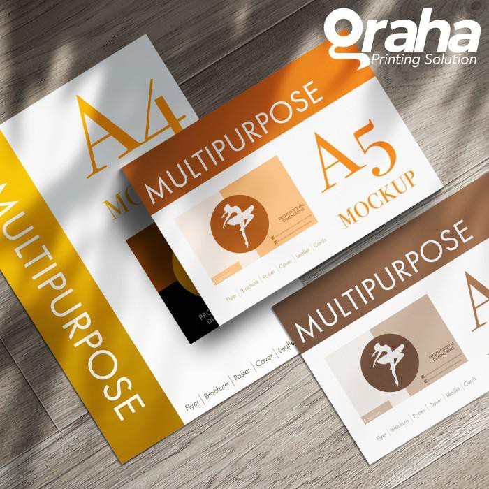 

Cetak Brosur / Leaflet / Flyer A5 - Hvs 80Gsm