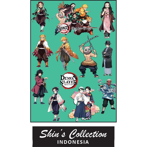 

Sticker stiker murah anti air Demon Slayer 1 pc
