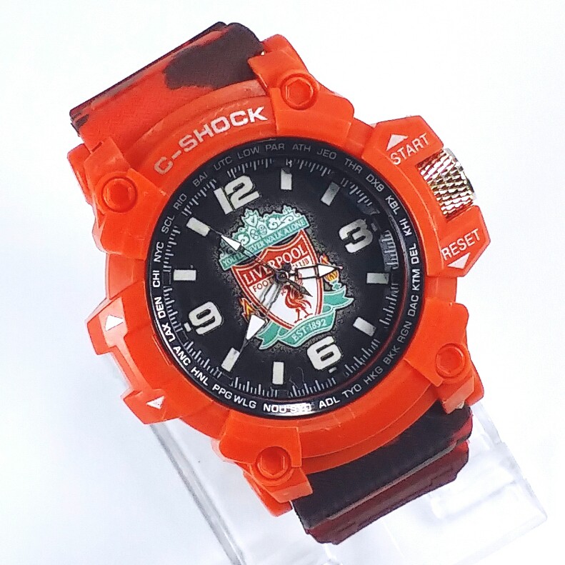 [LIMITED EDITION] JAM TANGAN LIVERPOOL STRAP ARMY MERAH