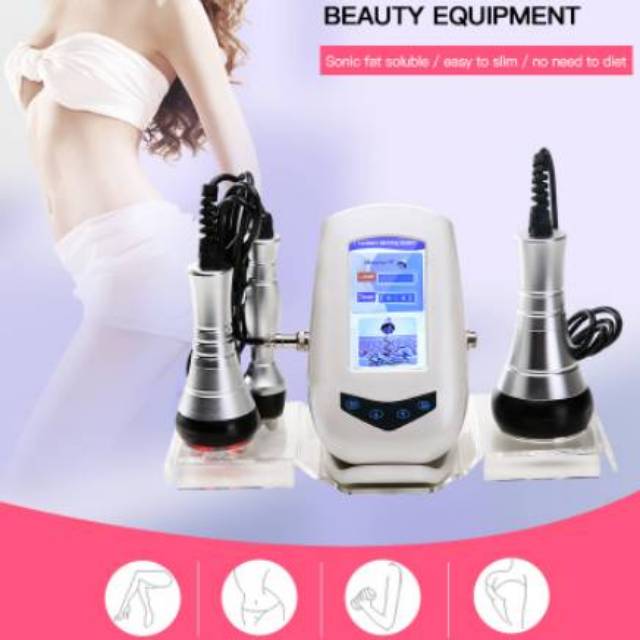 Radio frequency rf slimming machine 3 in 1 wajah badan 40k burn fat pelangsing tubuh hilangkan kerut