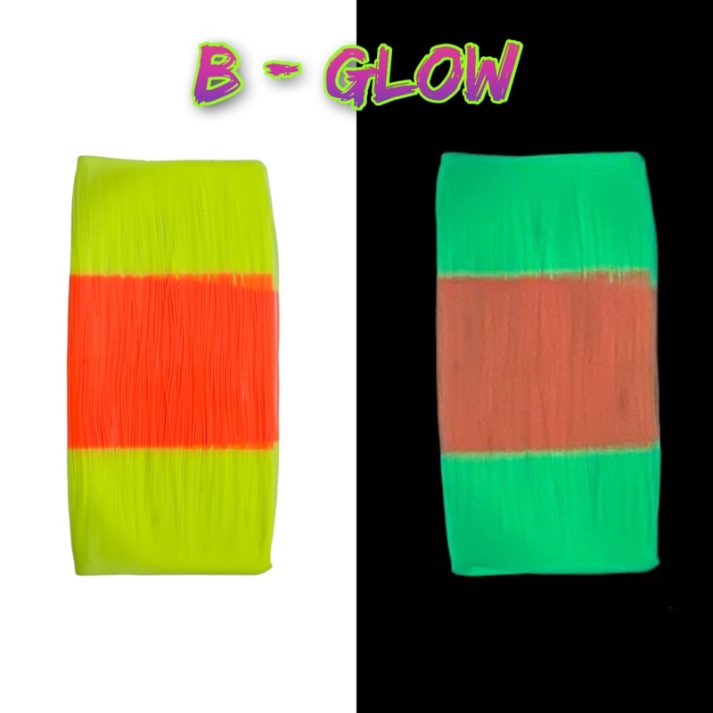 Skirt Lembaran Gid Gliter Skirt Glow In The Dark Luminous Skirt Menyala Skirt Assist Hook Skirt Assisthook Skrit GID-B Glow