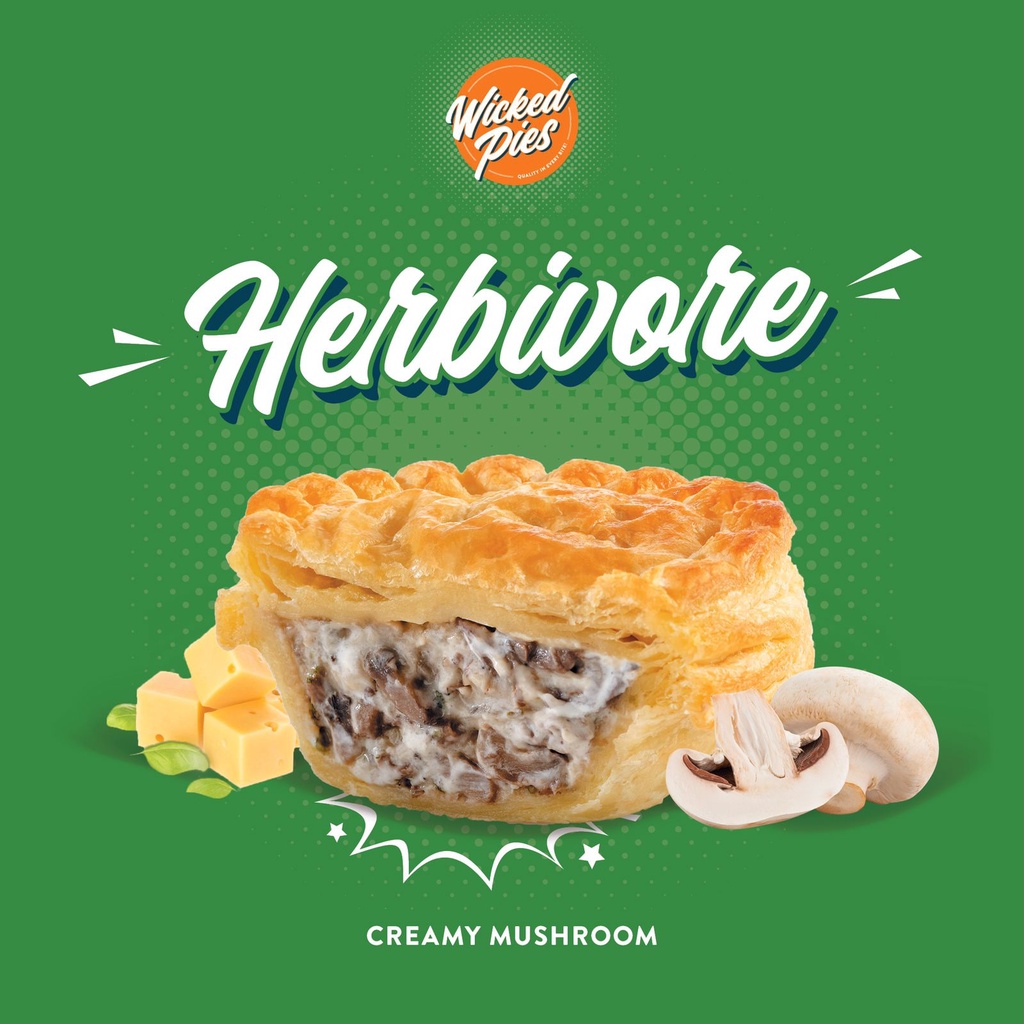 

Wicked Pies | Herbivore (Creamy Mushroom)