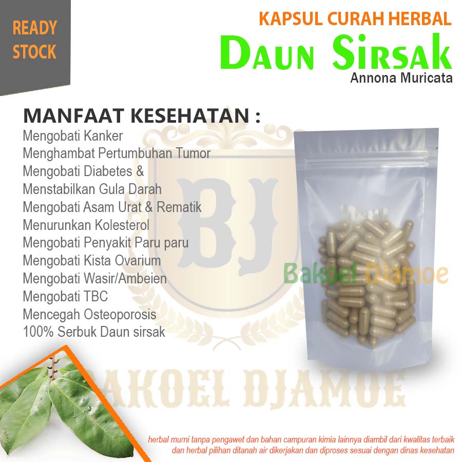 

Kapsul curah herbal daun sirsak kapsul herbal kanker tumor