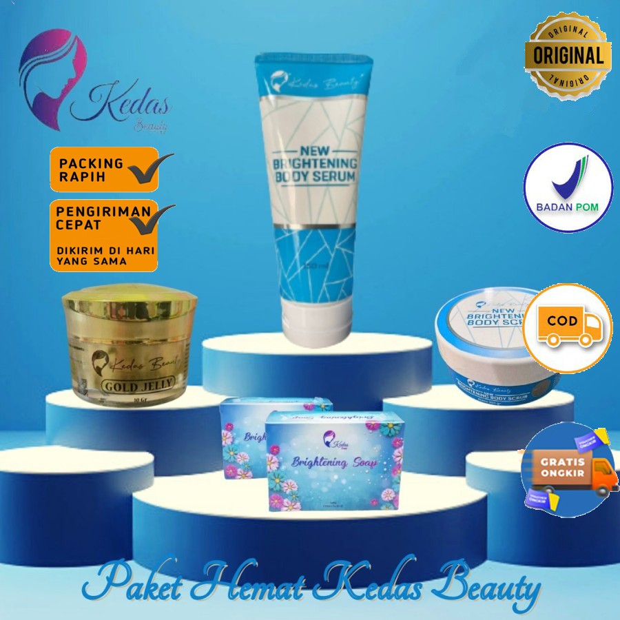 KEDAS BEAUTY ALL PRODUK BODY SERUM WHITENING BODY SCRUB KEDAS BEAUTY SOAP