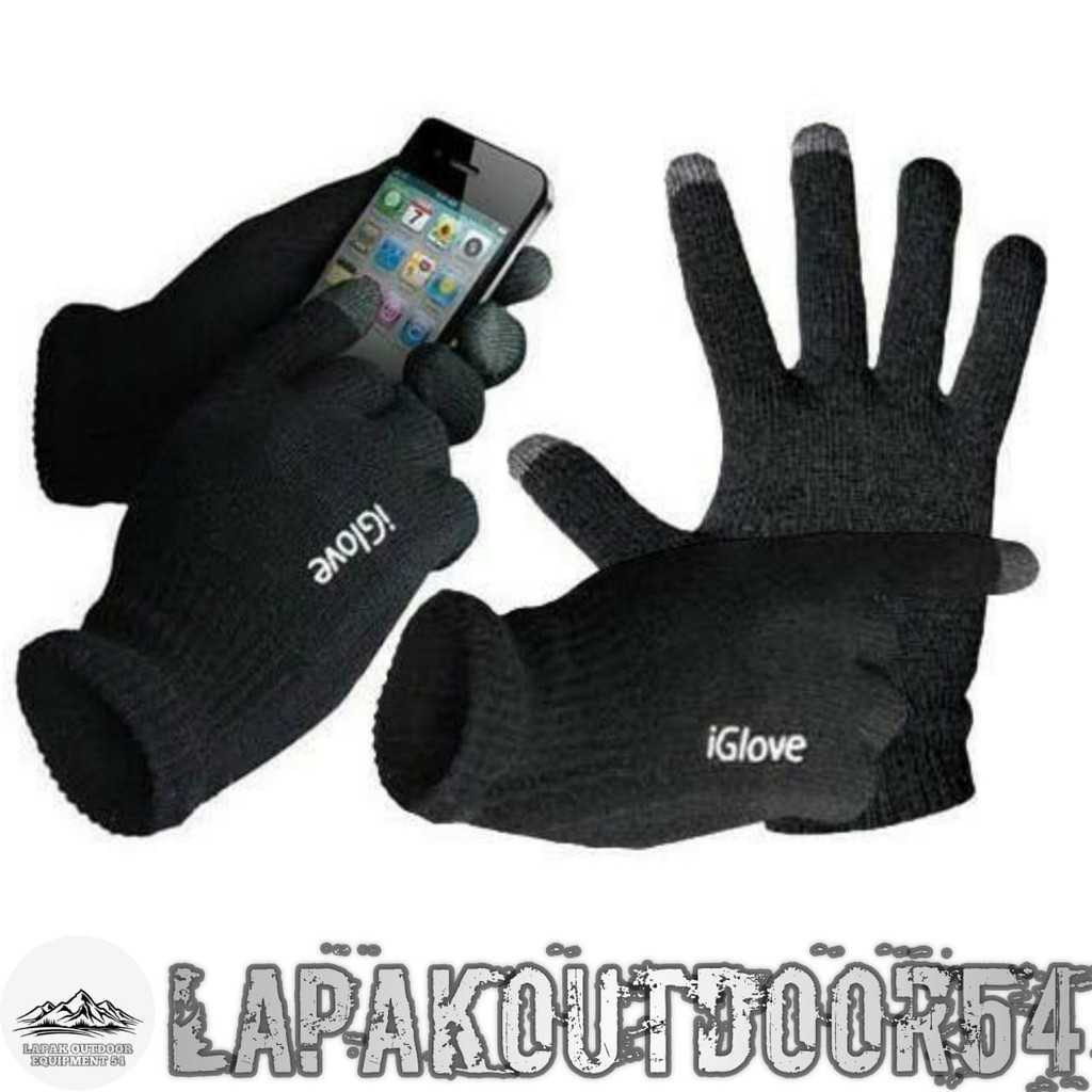 Sarung tangan touch screen Iglove - sarung tangan motor - sarung tangan outdoor - sarunga tangan gunung