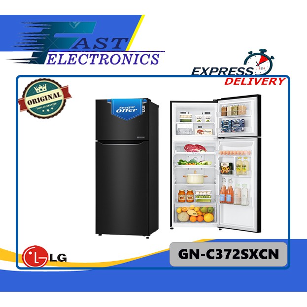 LG GN-C372SXCN KULKAS 2 PINTU GNC372SXCN GN-C372 GNC372 372SXCN MURAH