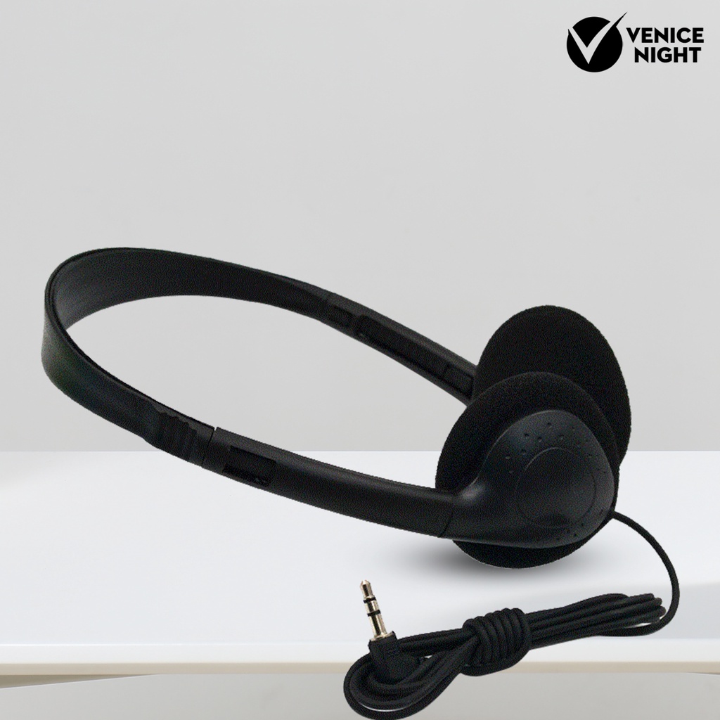 (VNEP) (Berkabel) 857 Headset Gaming Stereo Portable Noise Reduction Bahan ABS Dengan Jack 3.5mm