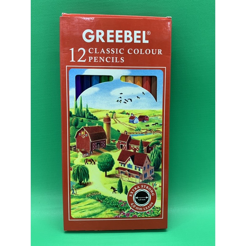 

GREEBEL Pensil Warna Classic Colour Lead 4.0 mm 12 Warna 5712