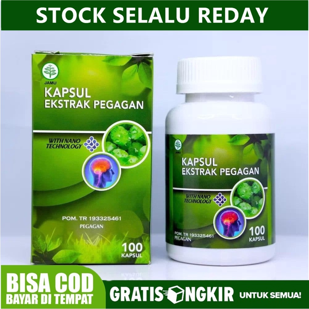 KAPSUL EKSTRAK PEGAGAN 100% ORIGINAL