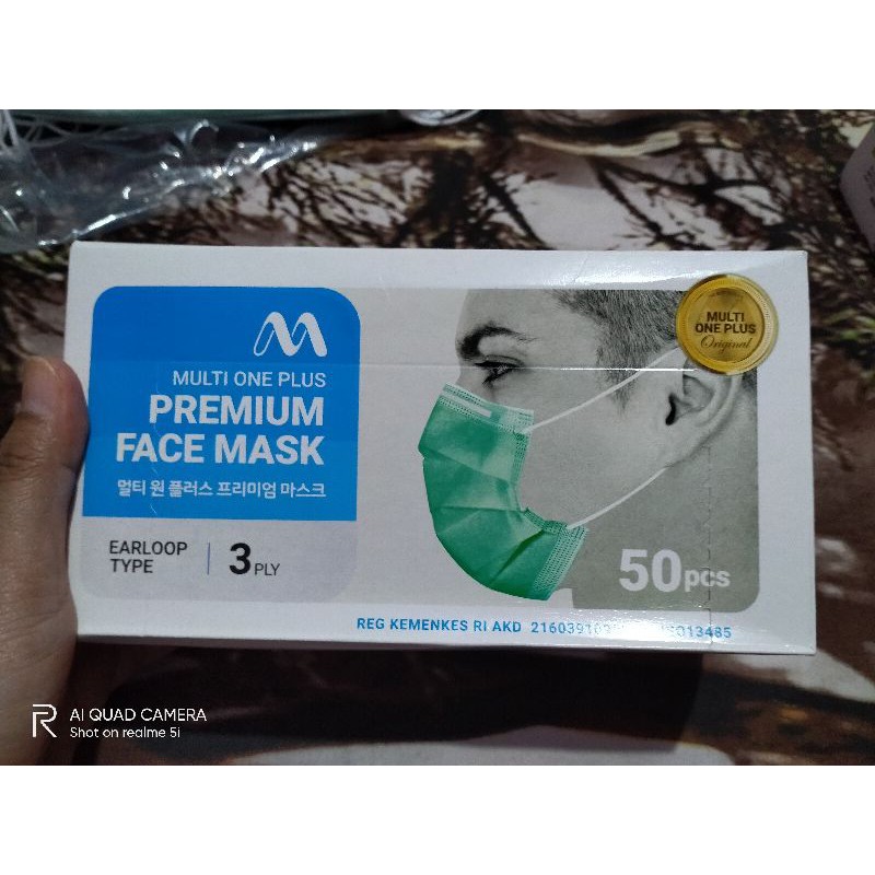 masker multi one earloop 3 ply masker kesehatan masker medis masker karet telinga