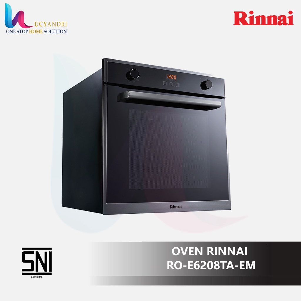 OVEN RINNAI Garansi Resmi RO-E6208TA-EM / RO E6208TA EM / ROE6208TAE