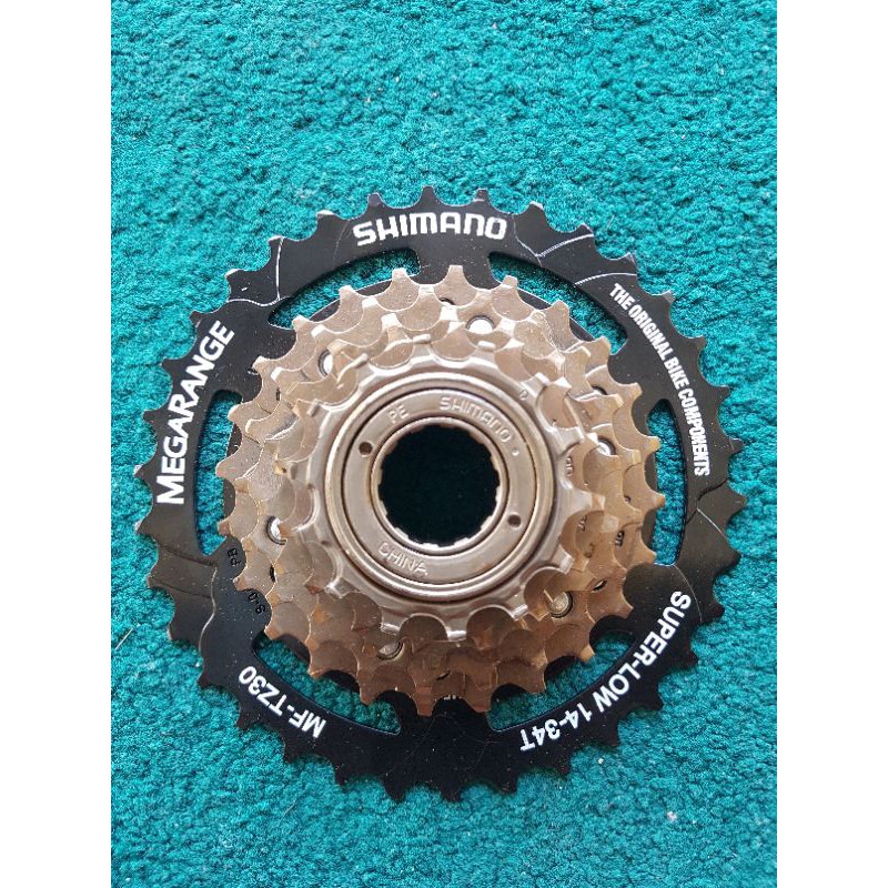 Sprocket Shimano Megarange 6 Speed Superlow 14-34T Ulir
