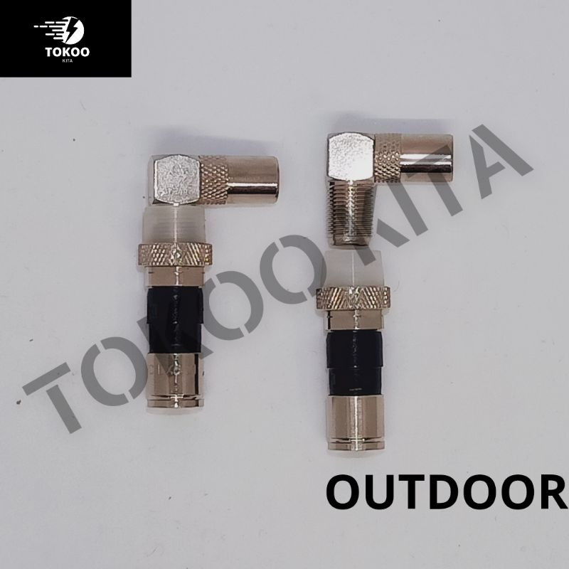 JACK ANTENA TV L MALE + CONNECTOR BELDEN RG 6 BESI ANTI KARAT