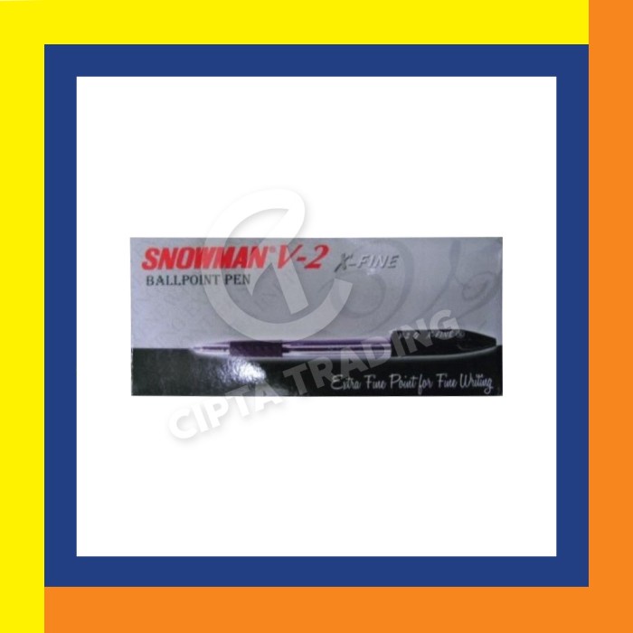 

Nikmati Pen - Snowman - V2 Fine Point (Per Gross) Sale!!!