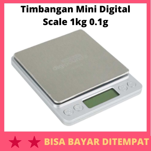 Timbangan Mini Digital Scale 1kg 0.1g / Alat Timbangan Penimbang Pengukur Penakar Berat Bahan Makana
