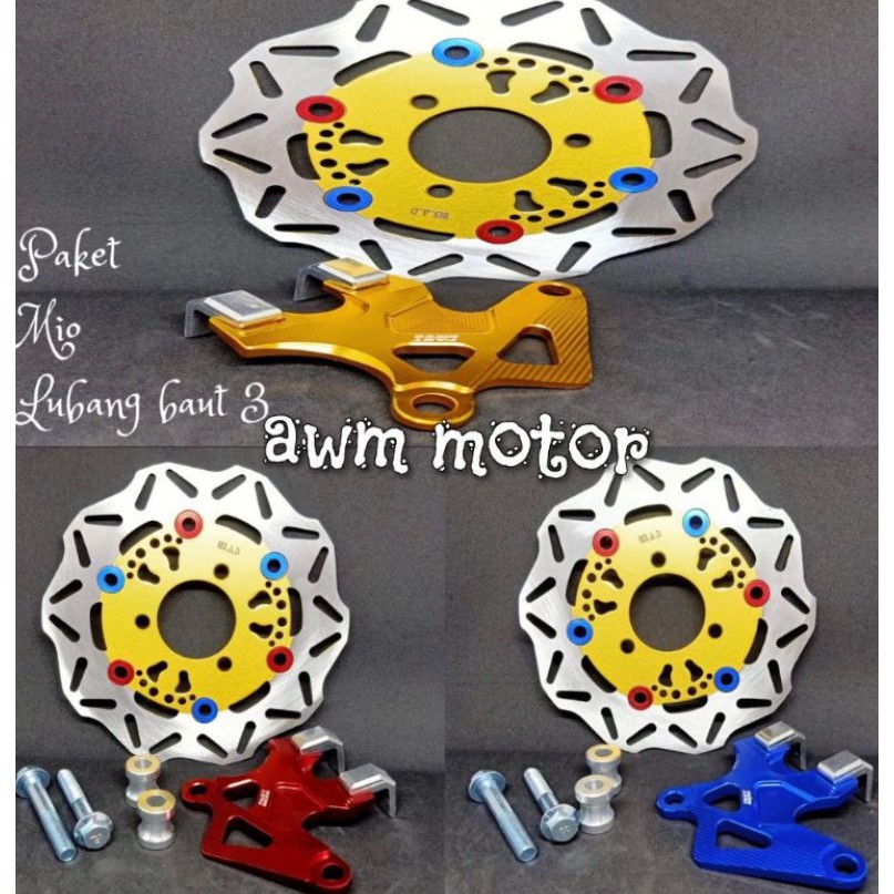 [PAKET HEMAT]Piringan/Disc Depan + Kaliper Yamaha Mio J,Fino,Soul GT 110/125 Inject,Mio M3