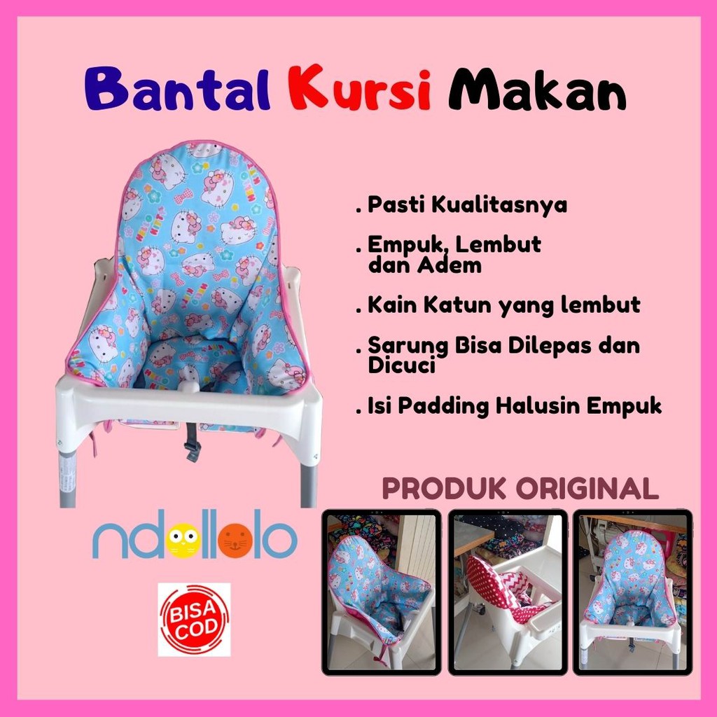 BANTAL DUDUK KURSI MAKAN BAYI MURAH MINIMALIS , KLAMMIG ANTILOP ALAS BABY HIGH CHAIR IKEA