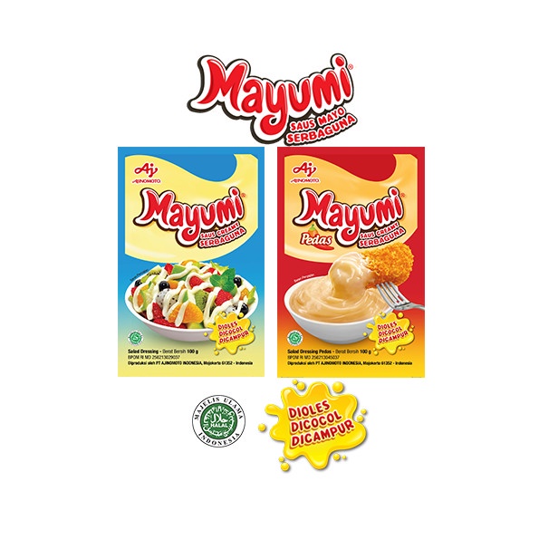 

Mayumi Mayonnaise Sachet 100gr (All Varian) / Mayones 100gr - Original