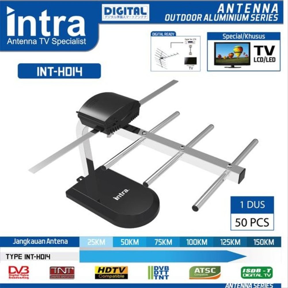 Antena TV Indoor Digital INTRA INT-HD14 Best FOR LCD &amp; LED TV