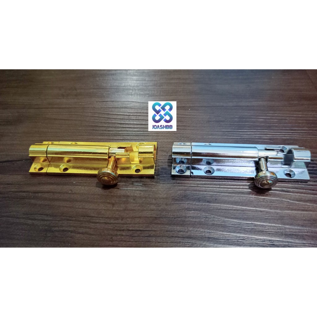 Grendel Tebal Babet Putih Kuning 2&quot;(5.08cm), 3&quot;(7.62cm), 4&quot;(10.16cm) Pintu / Jendela , Door Bolt