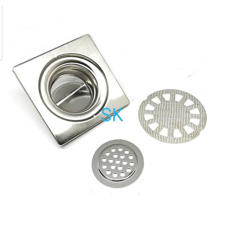 TERLARIS SARINGAN GOT STAINLES 304 ANTI KARAT - FLOOR DRAIN WC TOILET STAINLES STEEL 304 ANTI KARAT