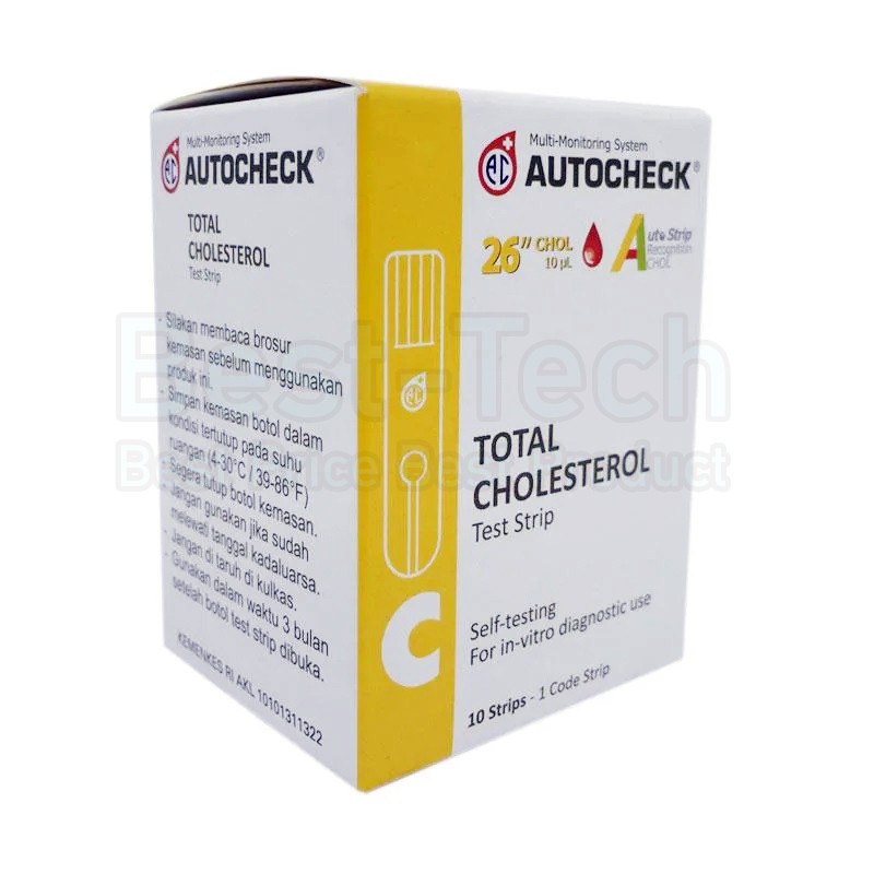 Strip Kolesterol Autocheck Test Strip Blood Cholesterol