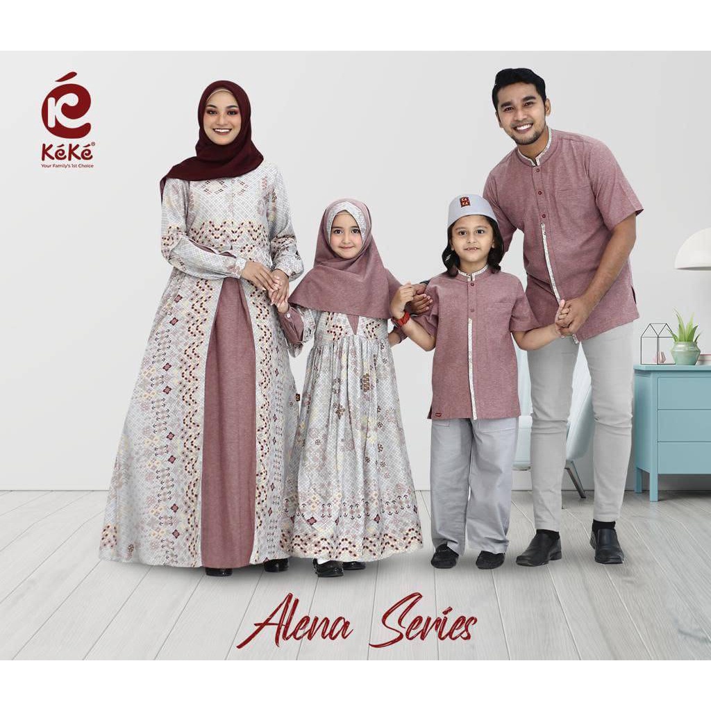 Sarimbit Keke Alena Series 2111 Grey Merlot