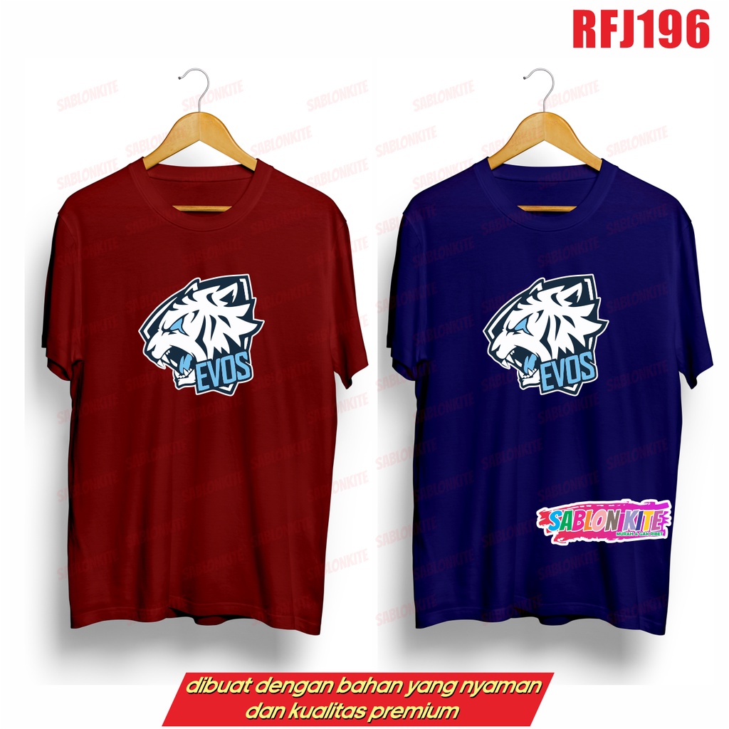 MURAH!!! KAOS GAME ANAK DEWASA RFJ196 E.V.O.S