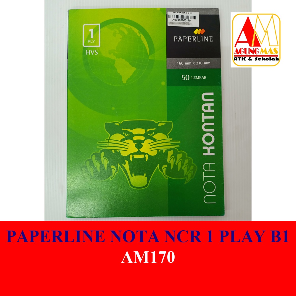 

PAPERLINE NOTA NCR 1 RANGKAP B1