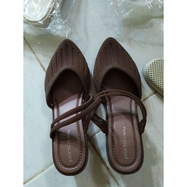 Sepatu Wedges Wanita Casual Porto lady