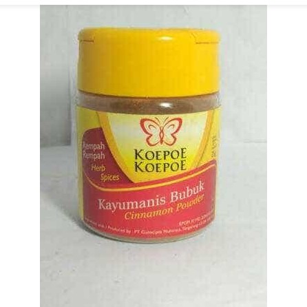 

Kayu manis bubuk koepoe koepoe, kayumanis,cinnamon powder 35gram