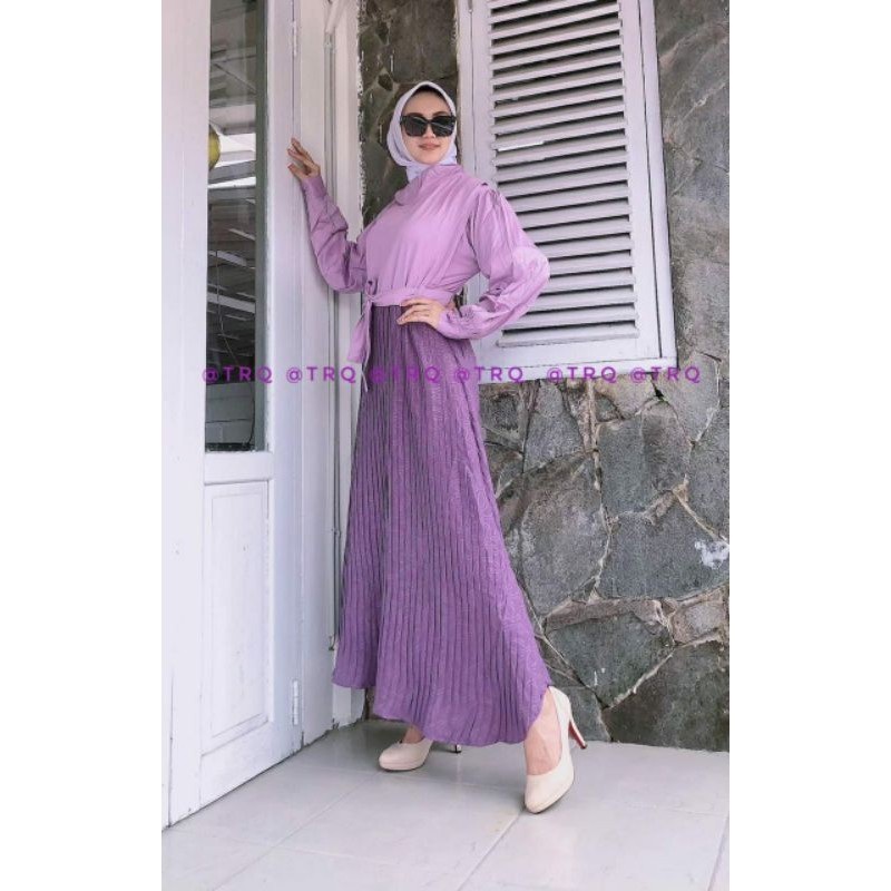 dress plisket by TRQ ORIGINAL