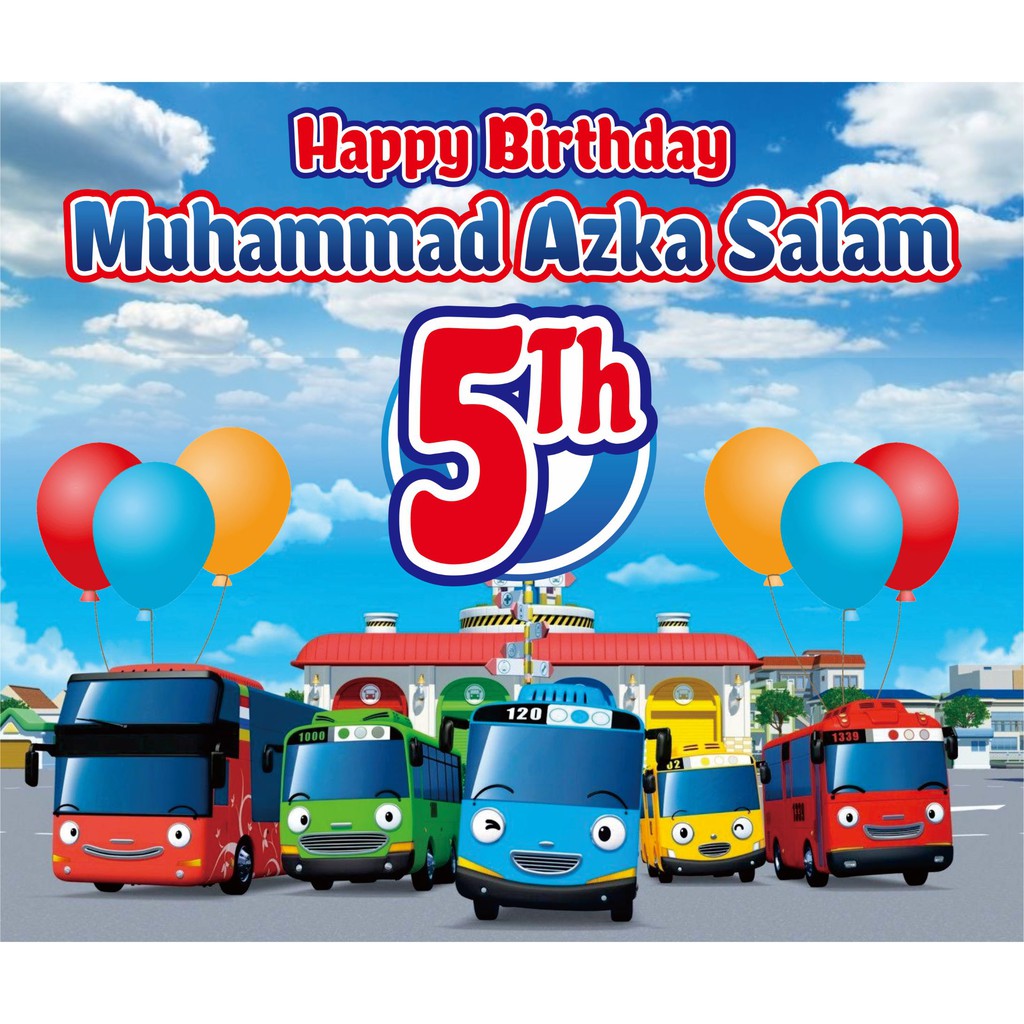 Tas Ultah Mika Full 25 x 18 x 23-Tayo