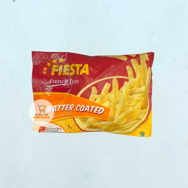 Fiesta French Fries Batter Coated Kentang Keju Fiesta 500gr / 1kg