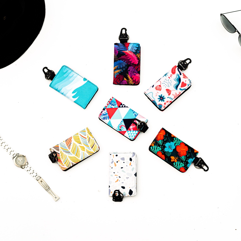 Gantungan Kunci STNK E TOLL SIM Mobil Motor / Dompet Kunci Motif Pria Wanita / Full Printing- ~KENFACTORY