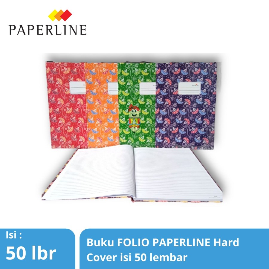 

Buku Folio Paperline Hard Cover isi 50 lembar